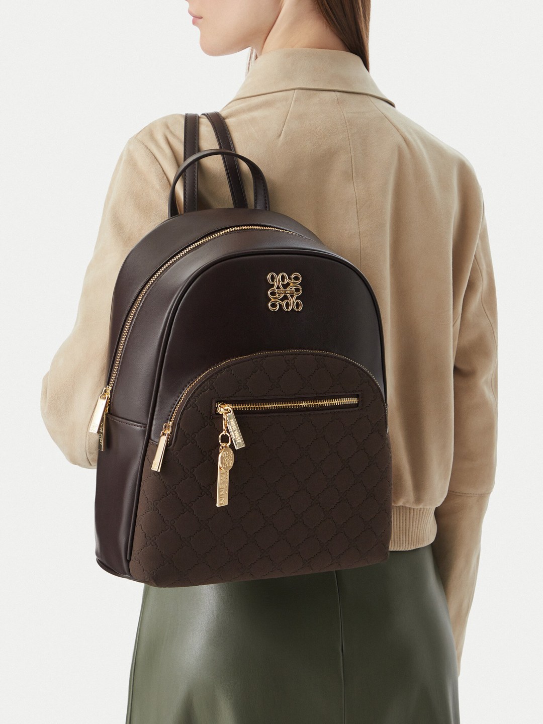 Batoh Nine West CEO-LUXE HARMONY-JH7269 Hnědá