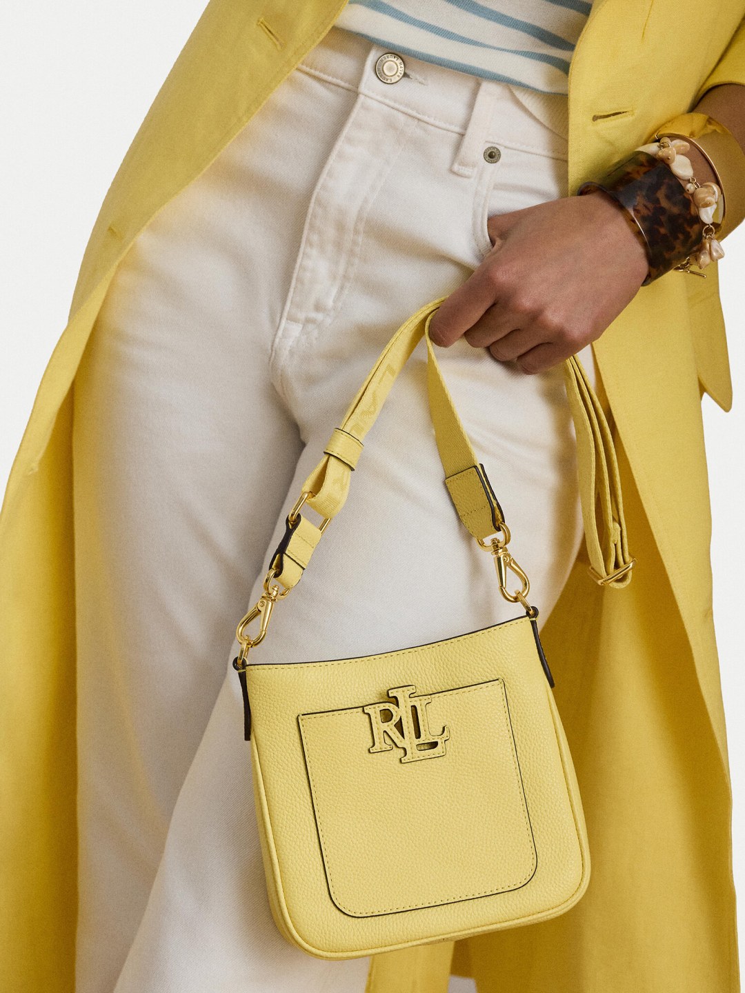 Kabelka LAUREN RALPH LAUREN 431982184008 Žlutá