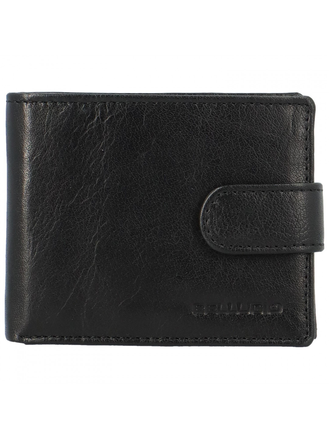 Pánská kožená peněženka na šířku Bellugio Bodhi černá