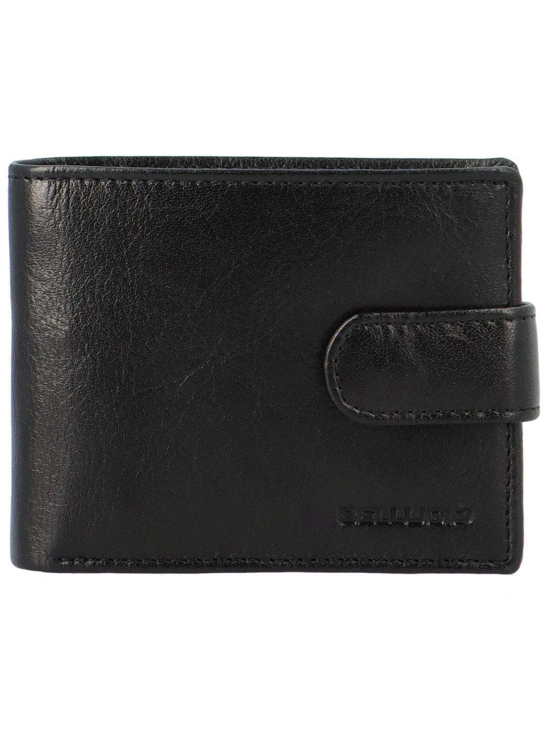 Pánská kožená peněženka na šířku Bellugio Milo černá