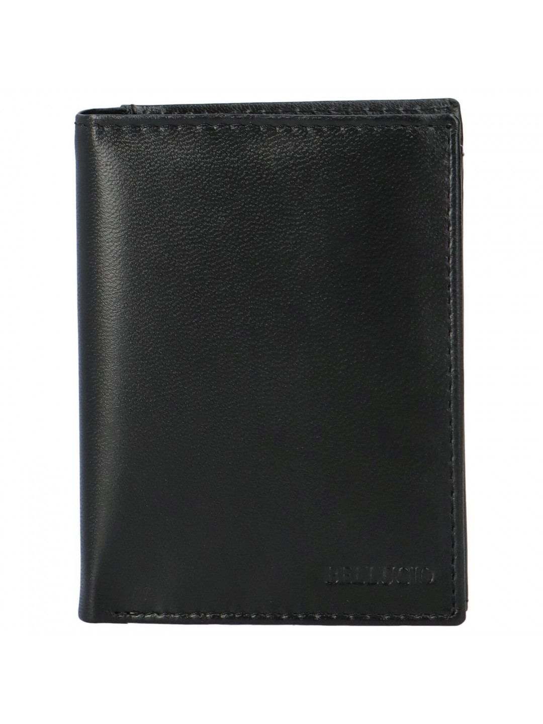 Pánská kožená peněženka na výšku Bellugio Luvis černá