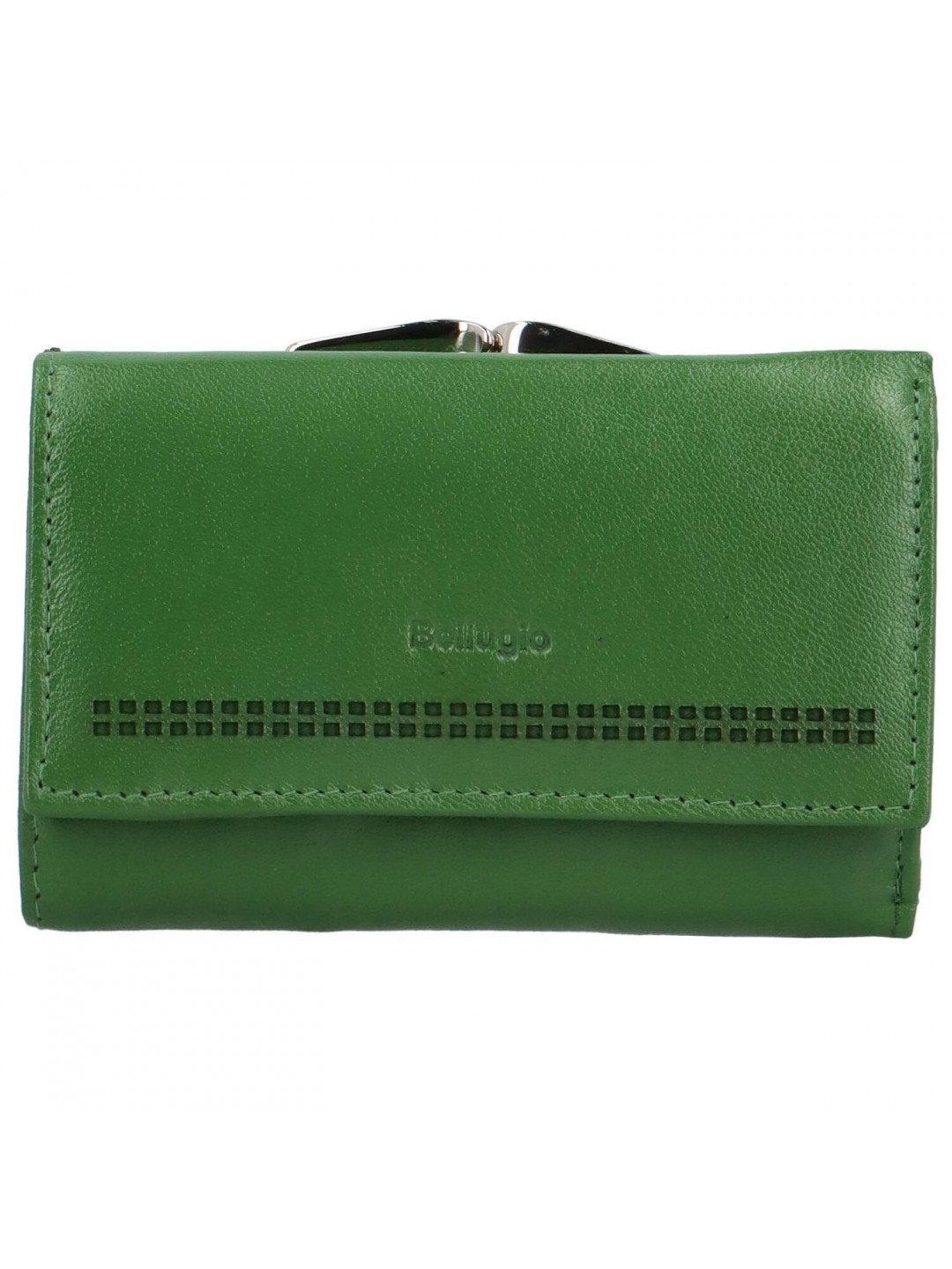 Dámská kožená peněženka Bellugio Ambra tmavě zelená