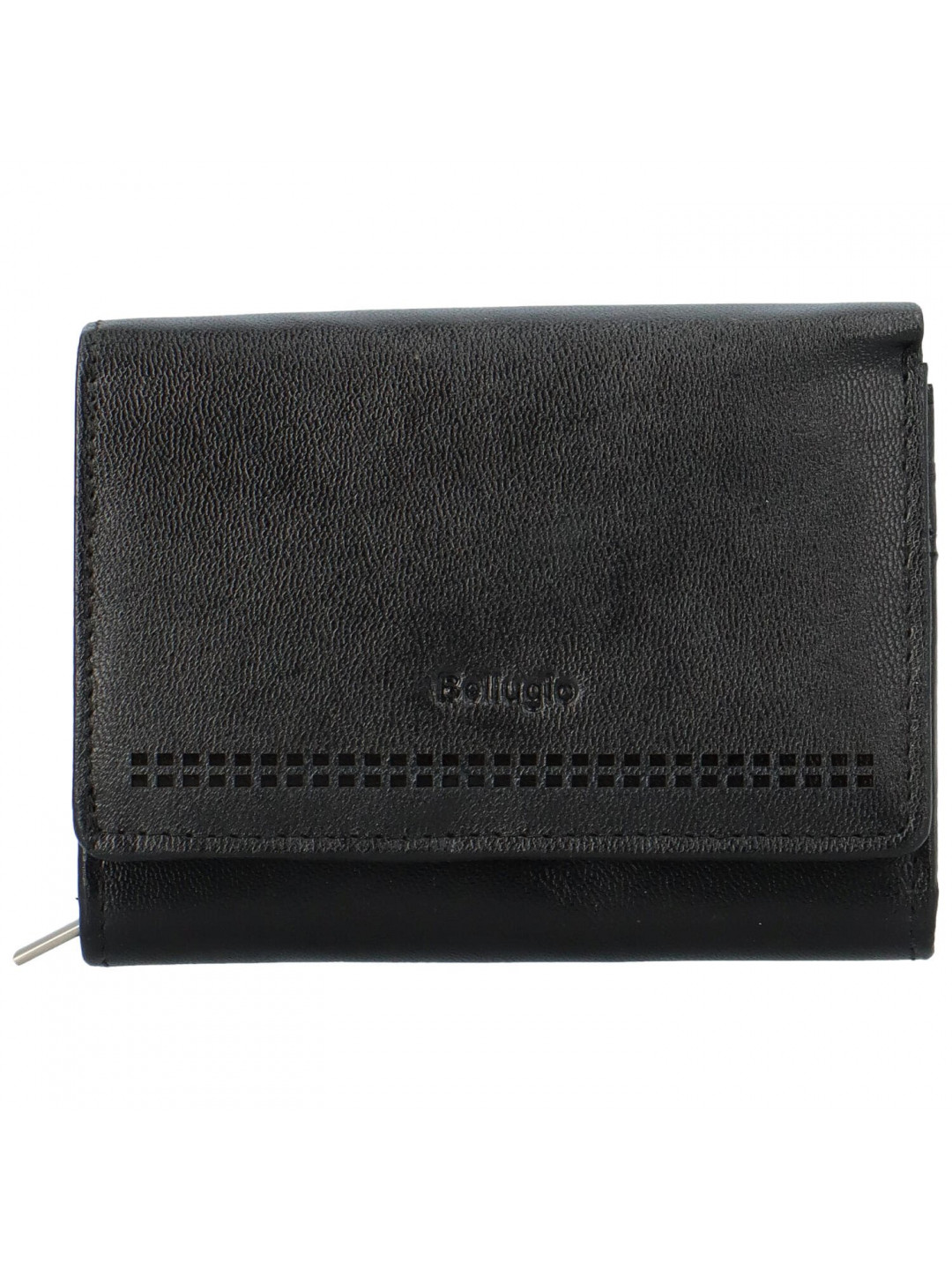Dámská kožená malá peněženka Bellugio Aijva černá