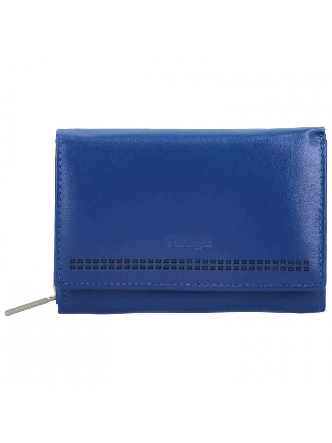 Dámská kožená malá peněženka Bellugio Gialla tmavě modrá