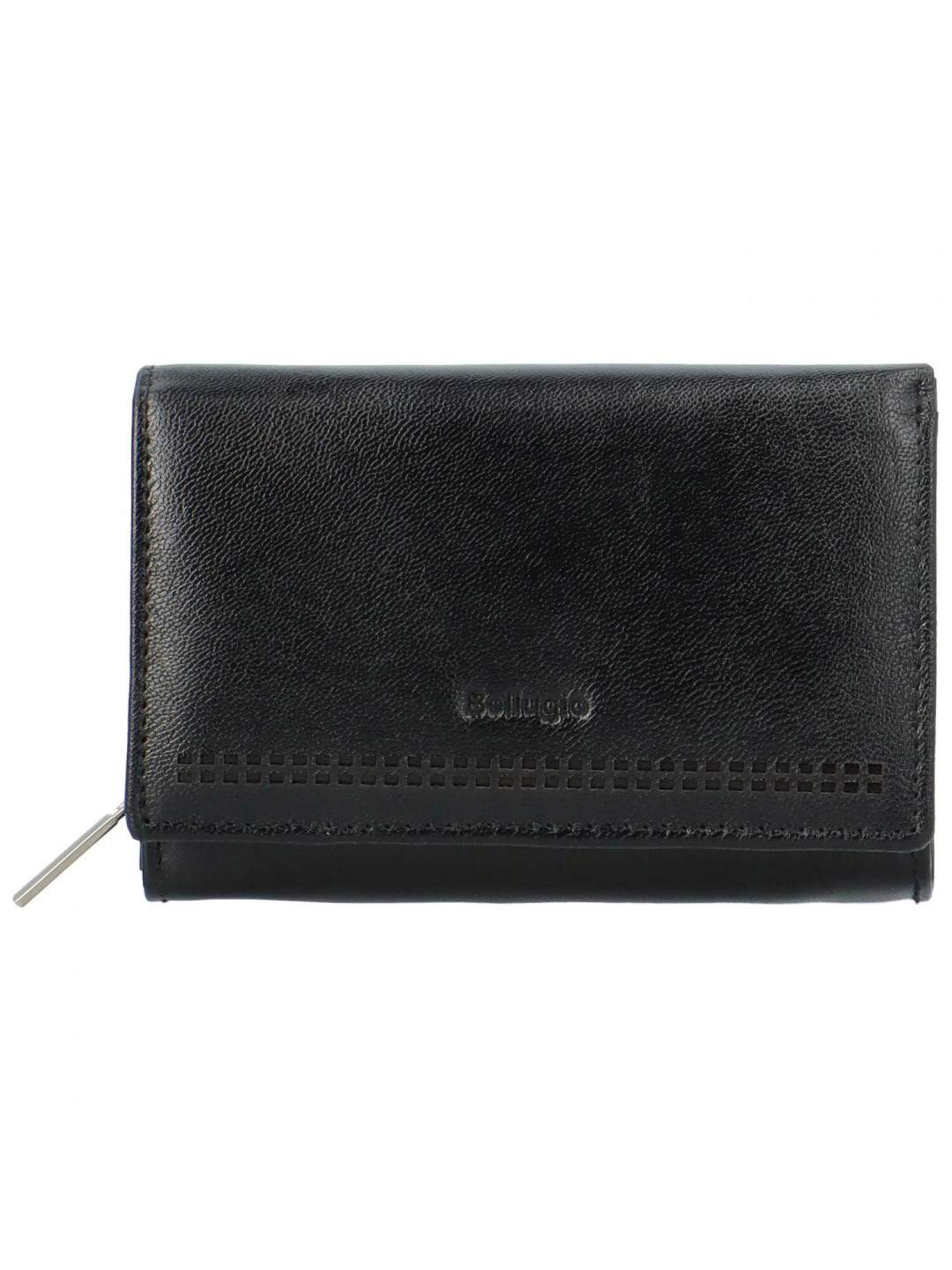 Dámská kožená malá peněženka Bellugio Gialla černá