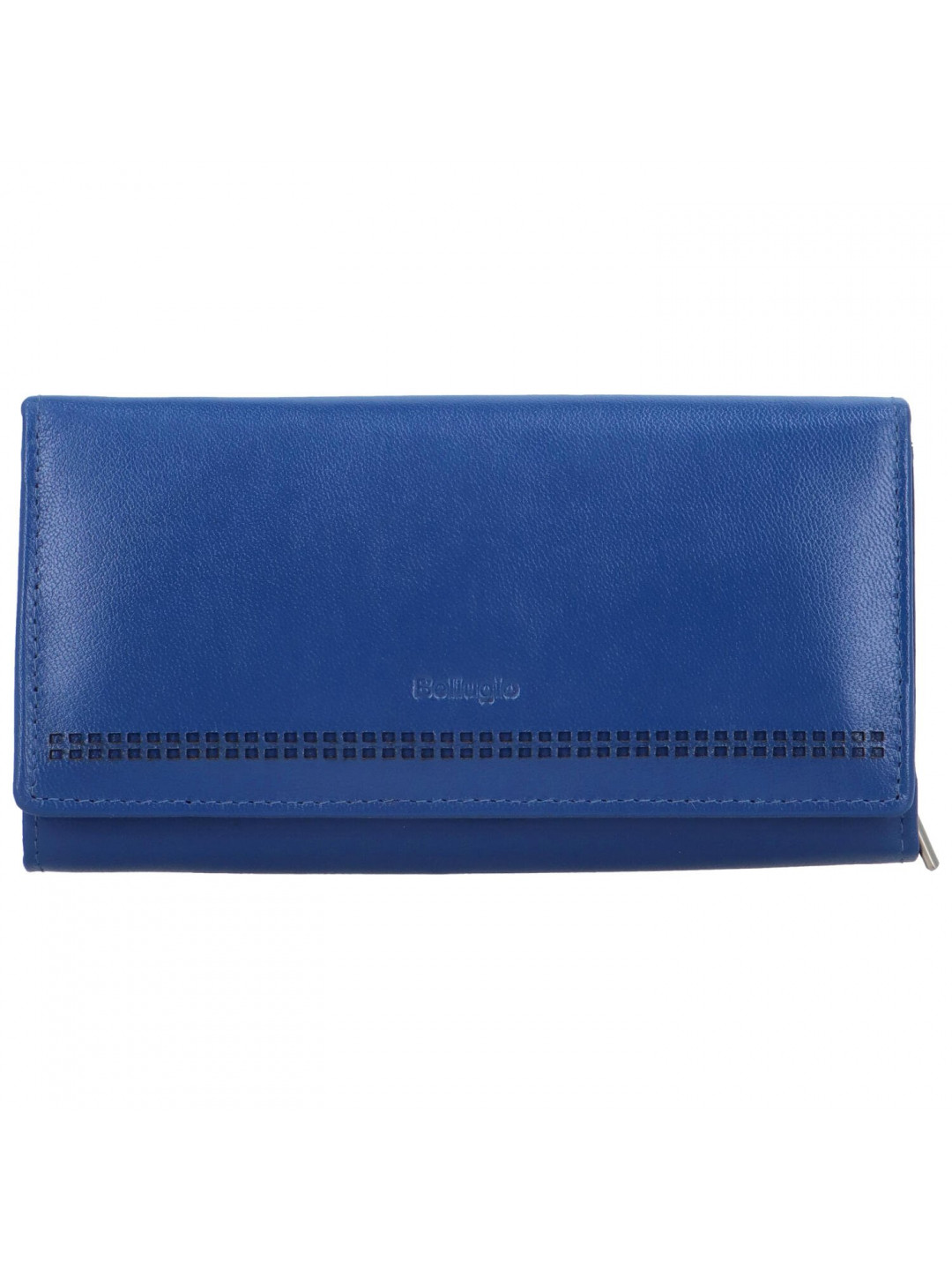 Trendy velká dámská peněženka Bellugio Loprina modrá