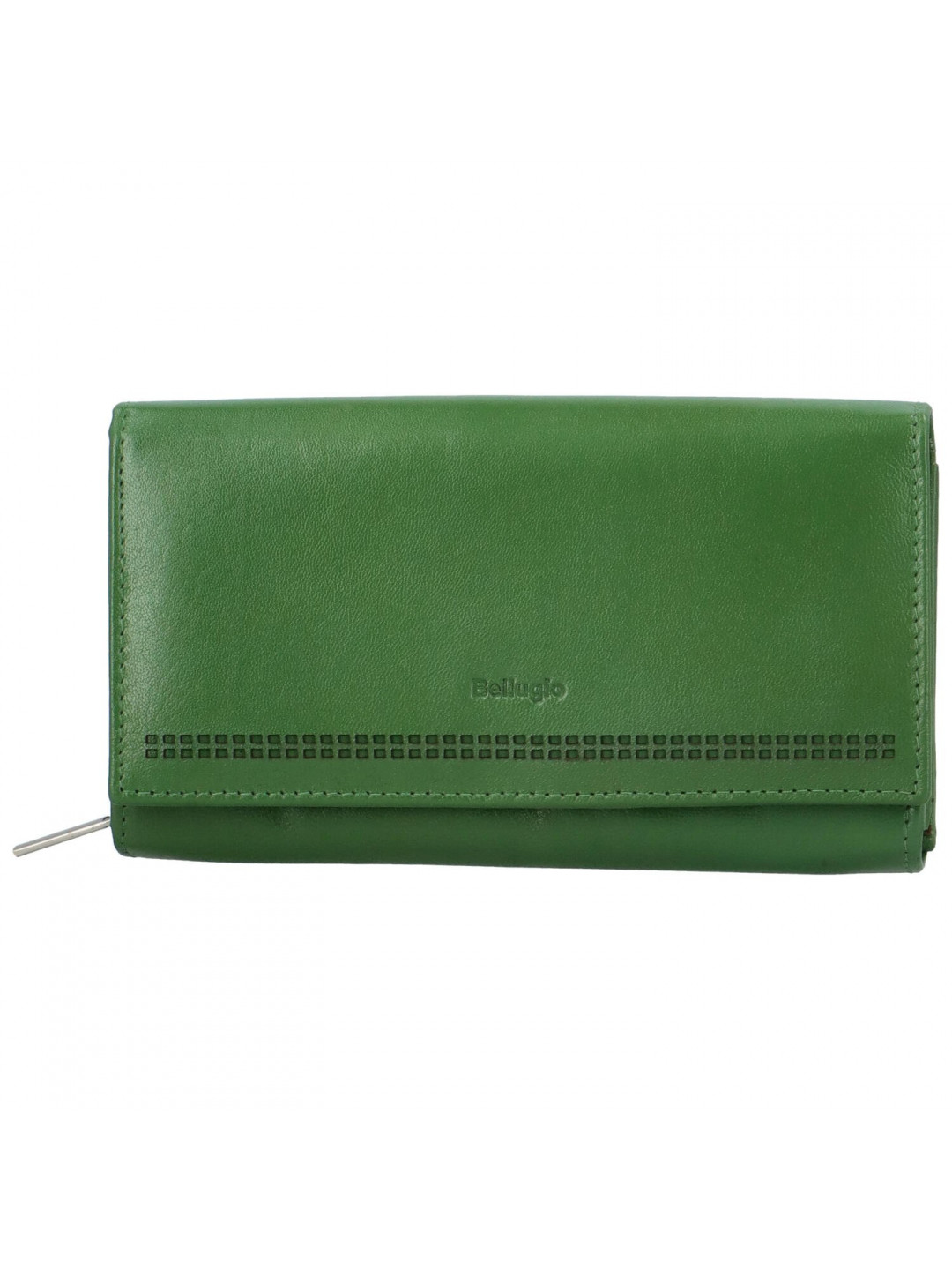 Dámská kožená peněženka Bellugio Utaraxa tmavě zelená