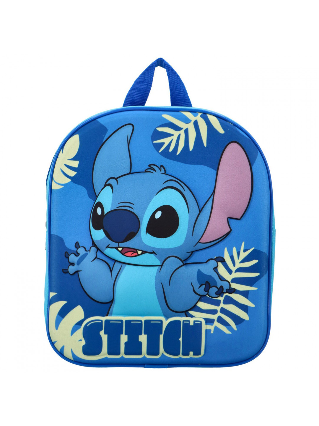 Dětský veselý batůžek s motivem Stitch modrý