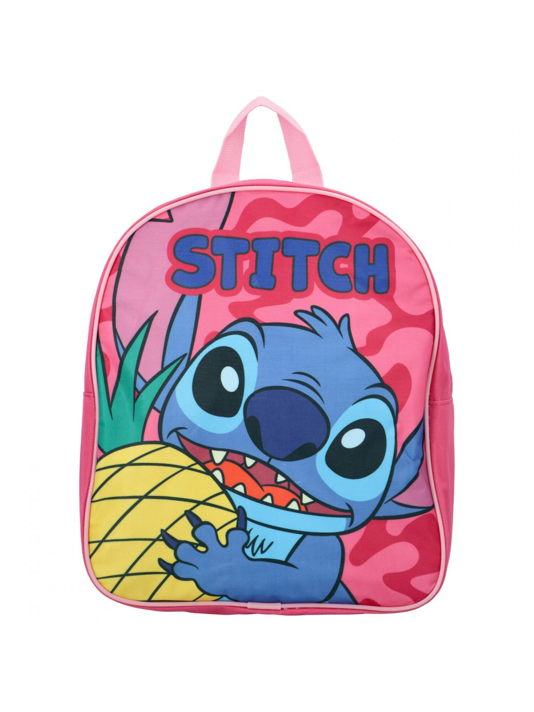 Dětský veselý batůžek s motivem Stitch růžový