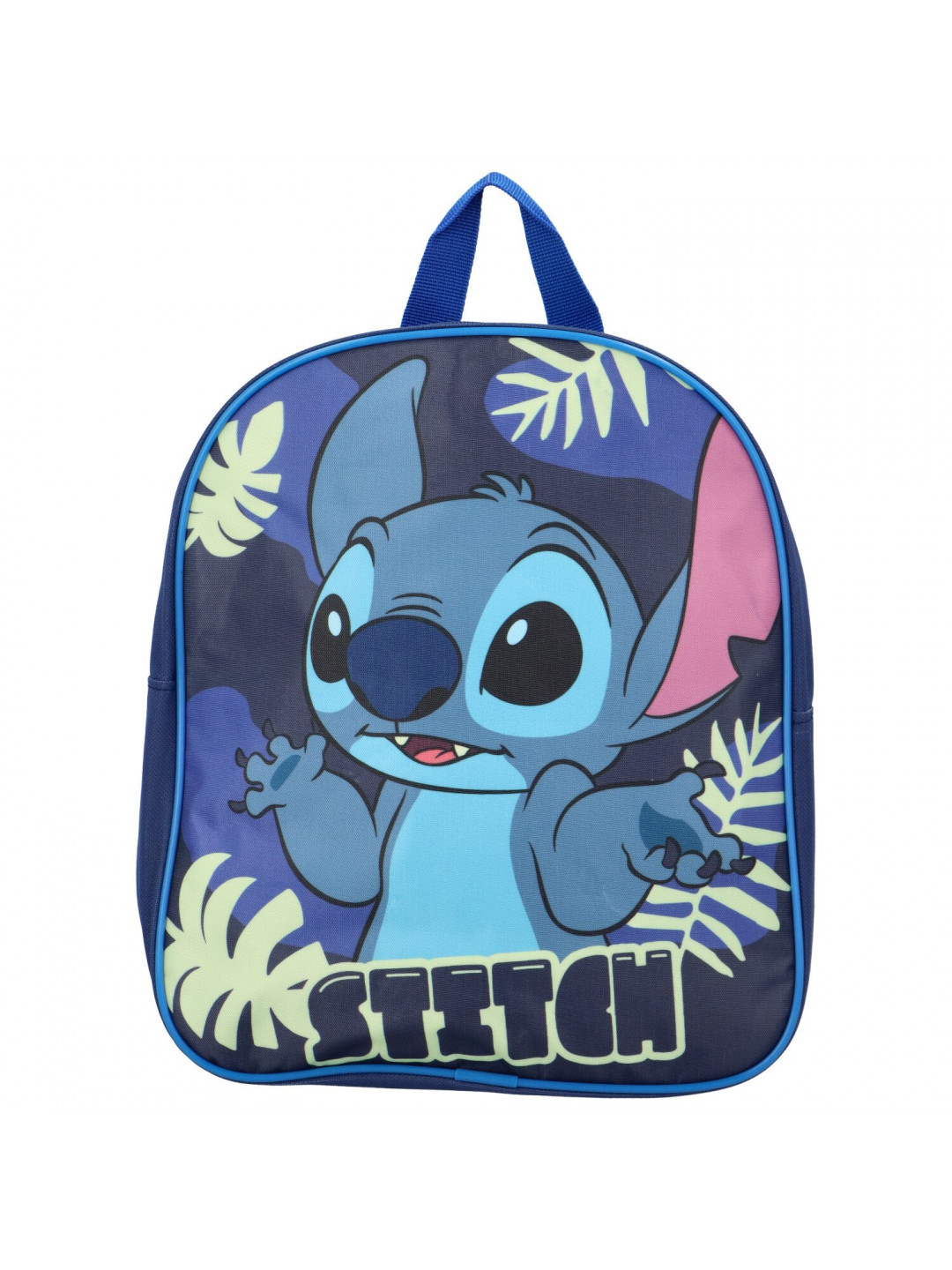 Dětský veselý batůžek s motivem Stitch tmavě modrý