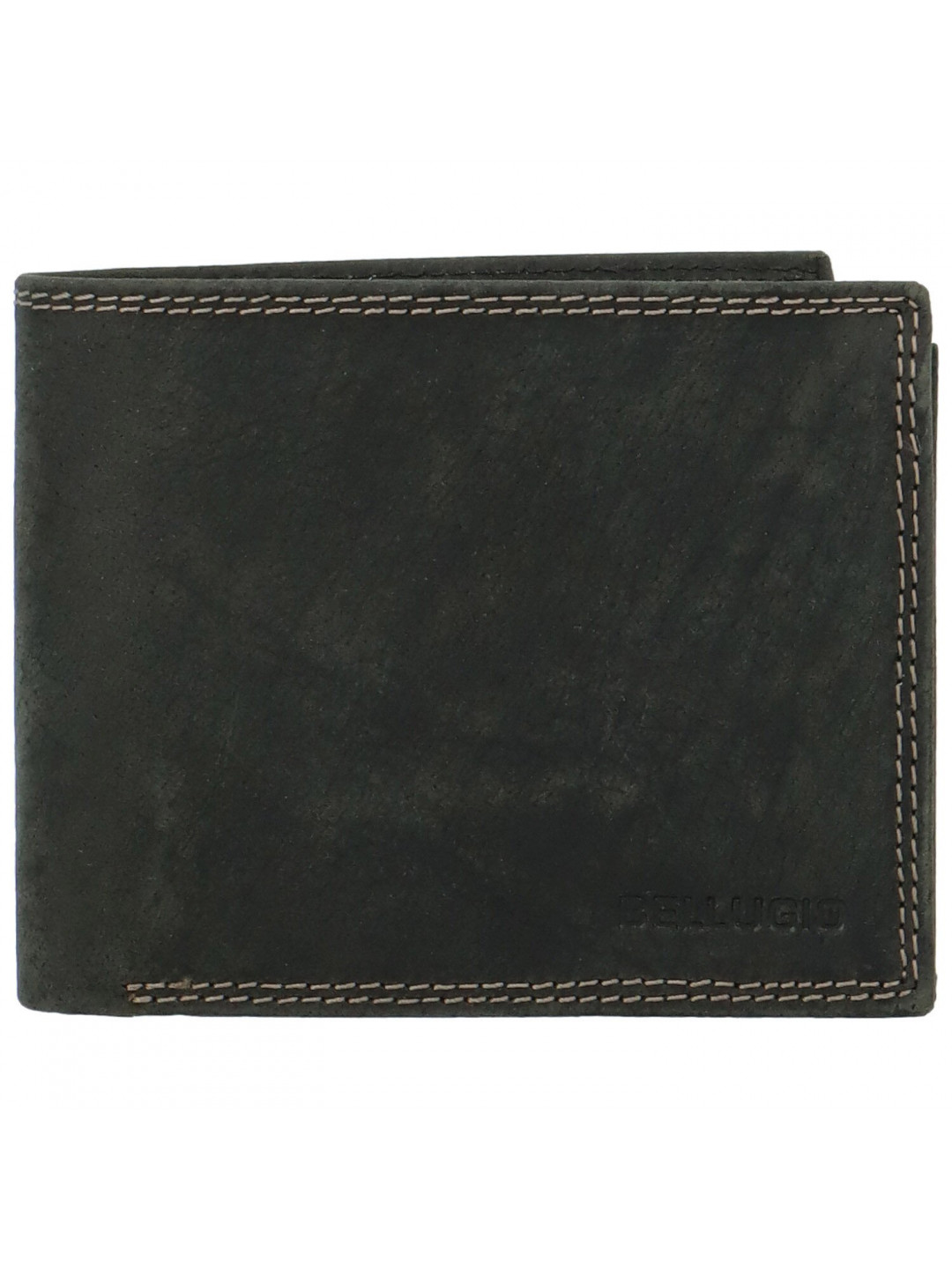 Pánská kožená peněženka Bellugio Silas černá