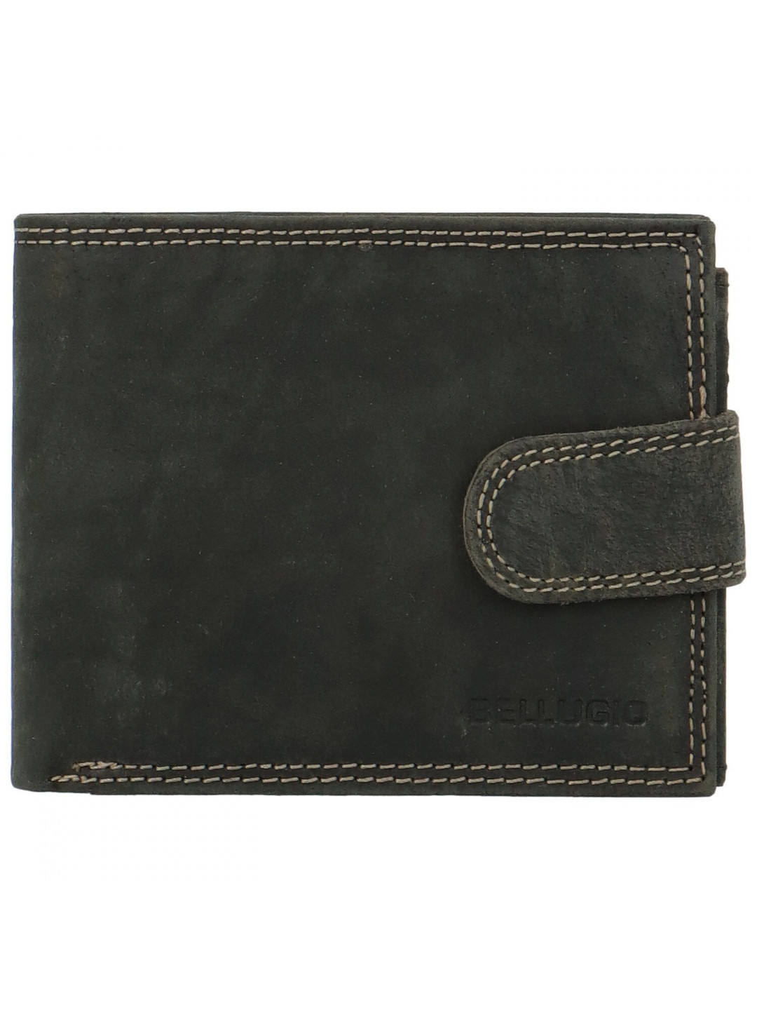 Pánská kožená peněženka na šířku Bellugio Louiss černá