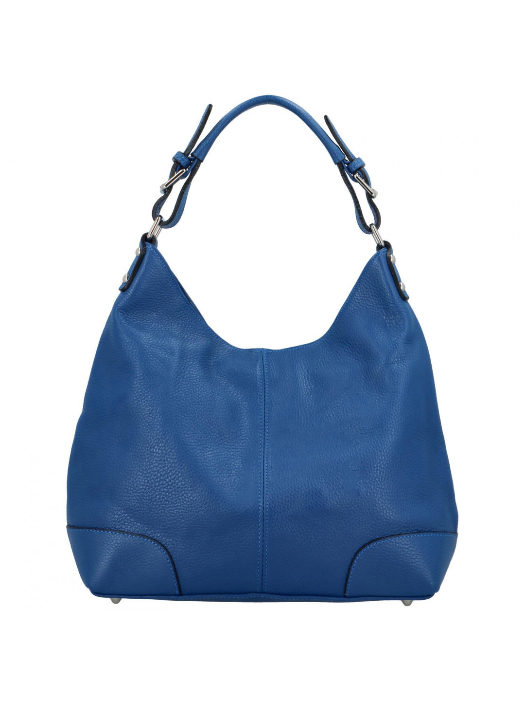 Trendy dámská kožená kabelka přes rameno Centhillia modrá