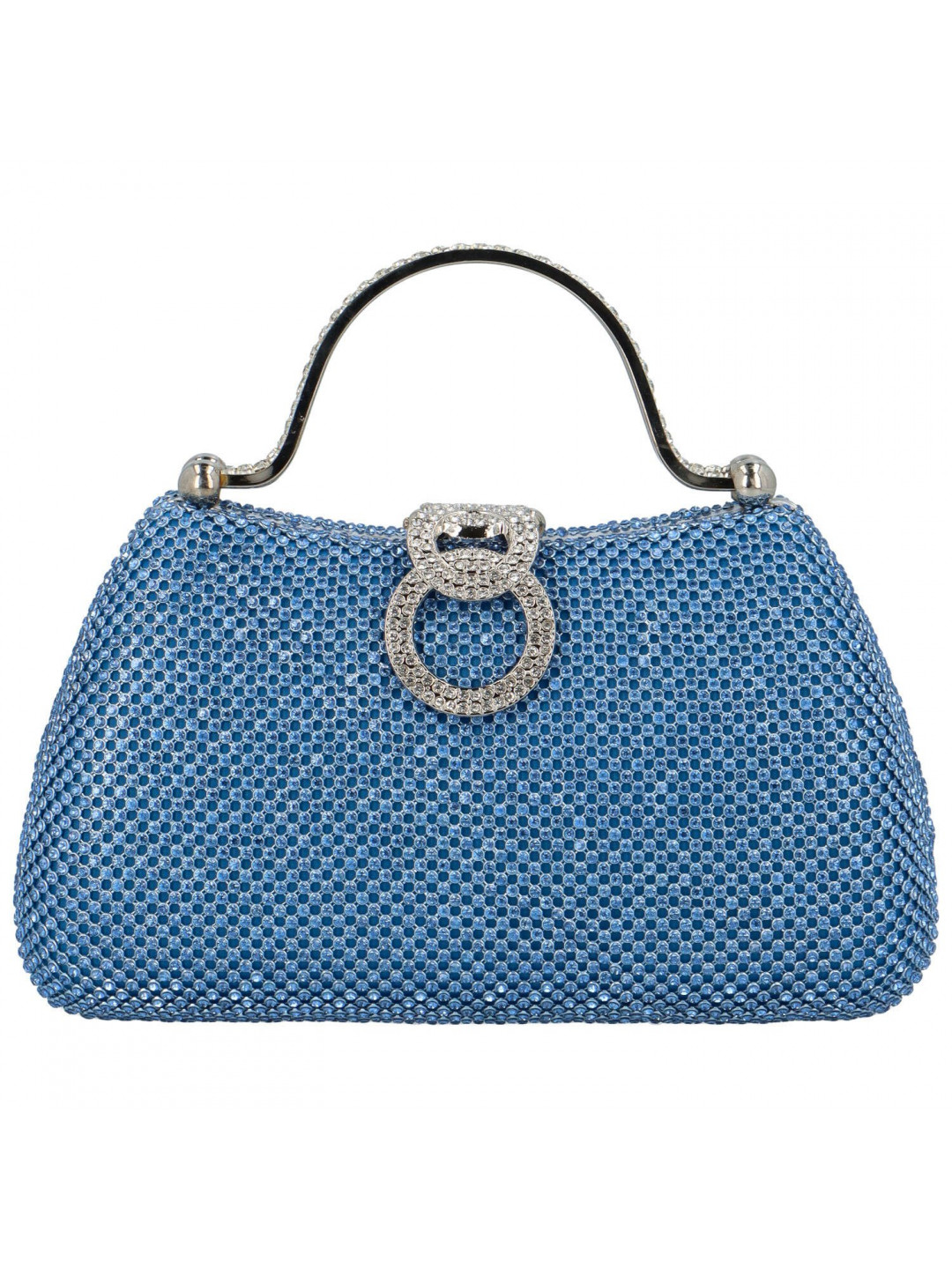 Luxusní dámská kabelka do ruky MOON Keisha modrá