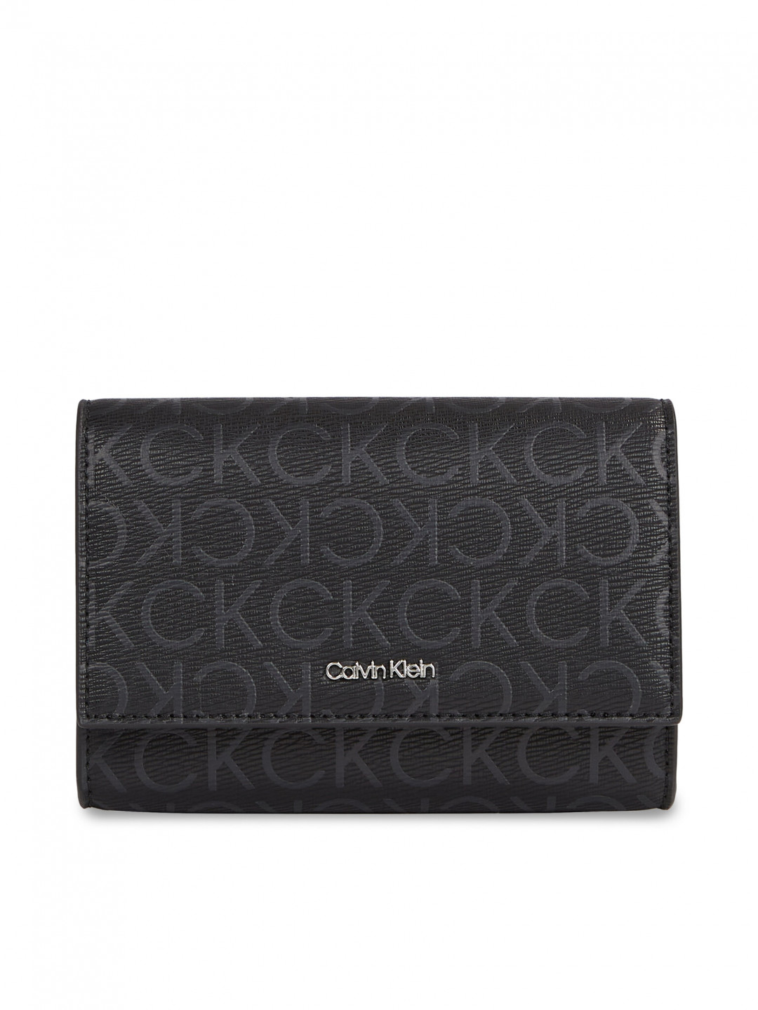 Calvin Klein Velká dámská peněženka Ck Must Bifold Cardhldr Epi Mono K60K611775 Černá