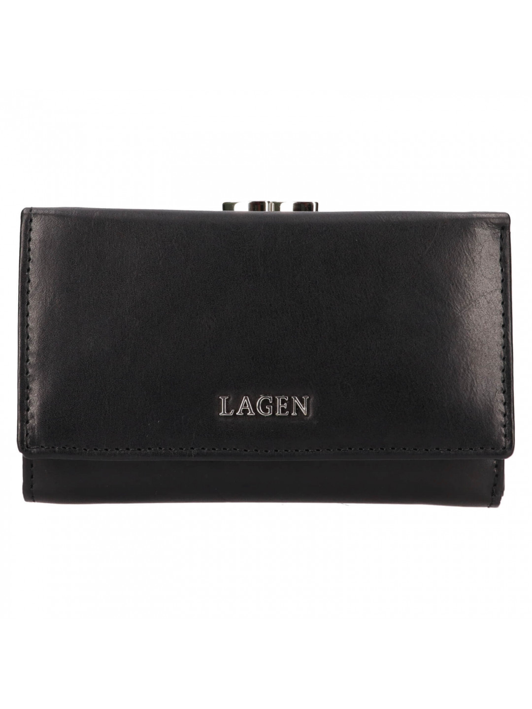 Dámská kožená peněženka Lagen Jarie – černá