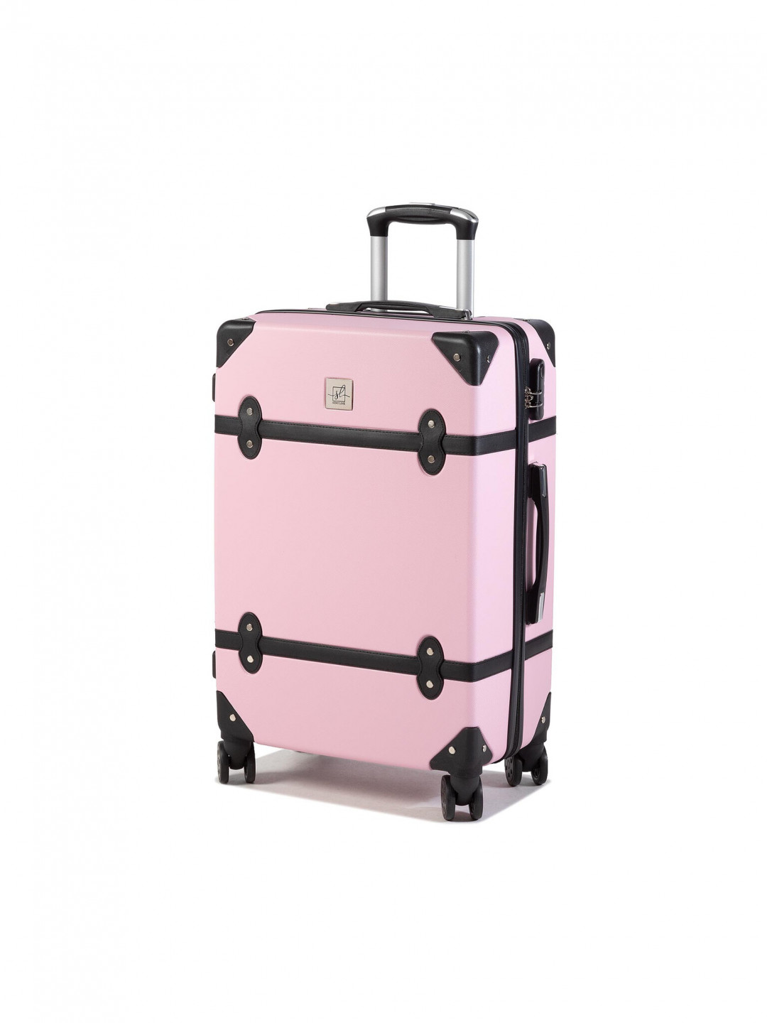 Semi Line Velký kufr T5509-3 Růžová