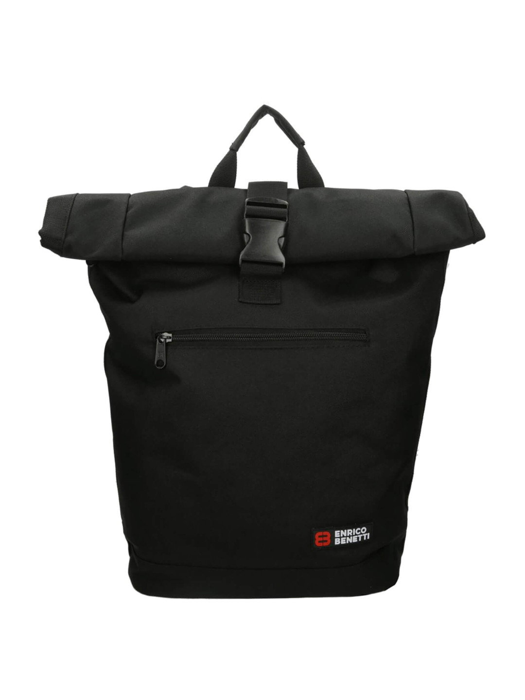 Pánský trendy batoh Enrico Benetti Glorr polyester na notebook 15 černá