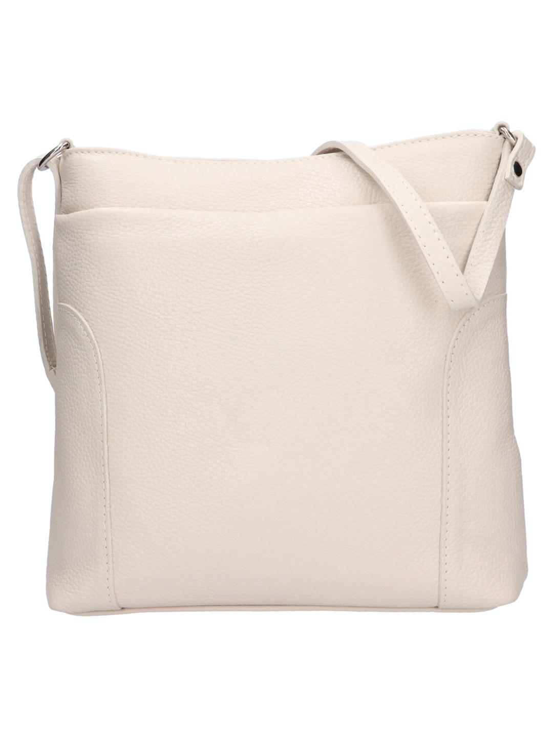 Dámská kožená crossbody kabelka Italia Emma přírodní kůže béžová