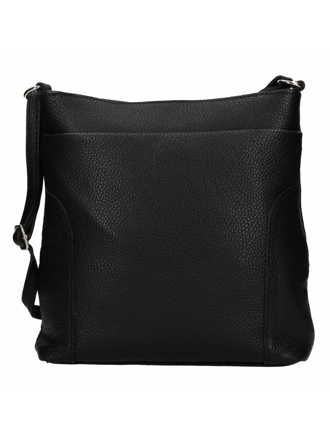 Dámská kožená crossbody kabelka Italia Emma přírodní kůže černá