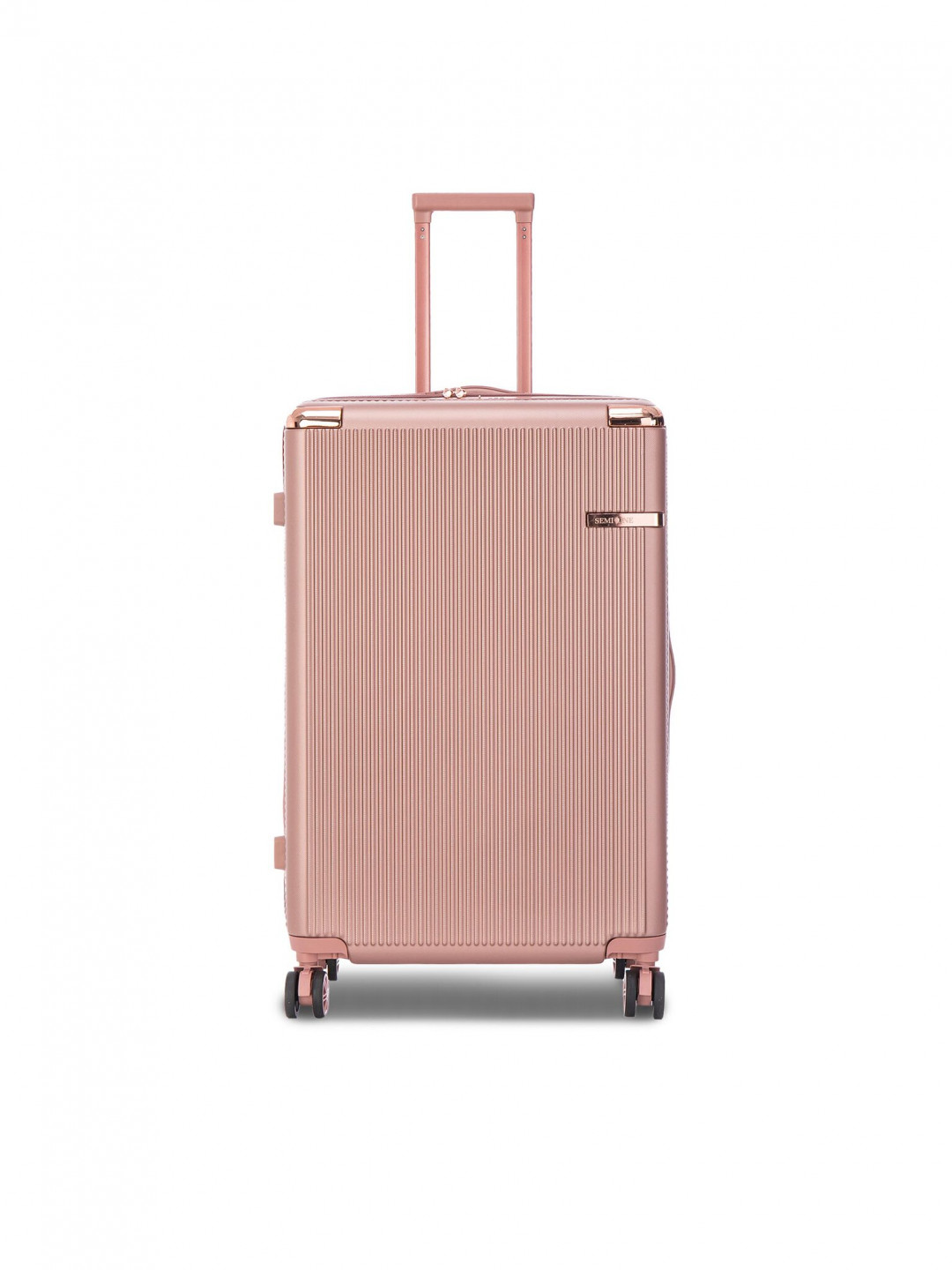 Semi Line Velký kufr T5664-5 Růžová