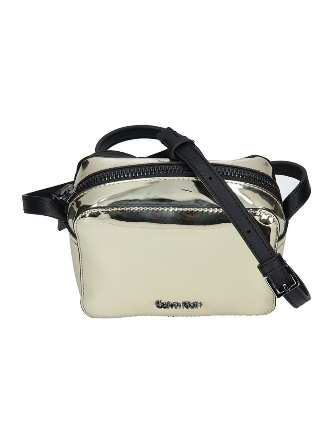 Dámská crossbody kabelka Calvin Klein Líza syntetická kůže zlatá