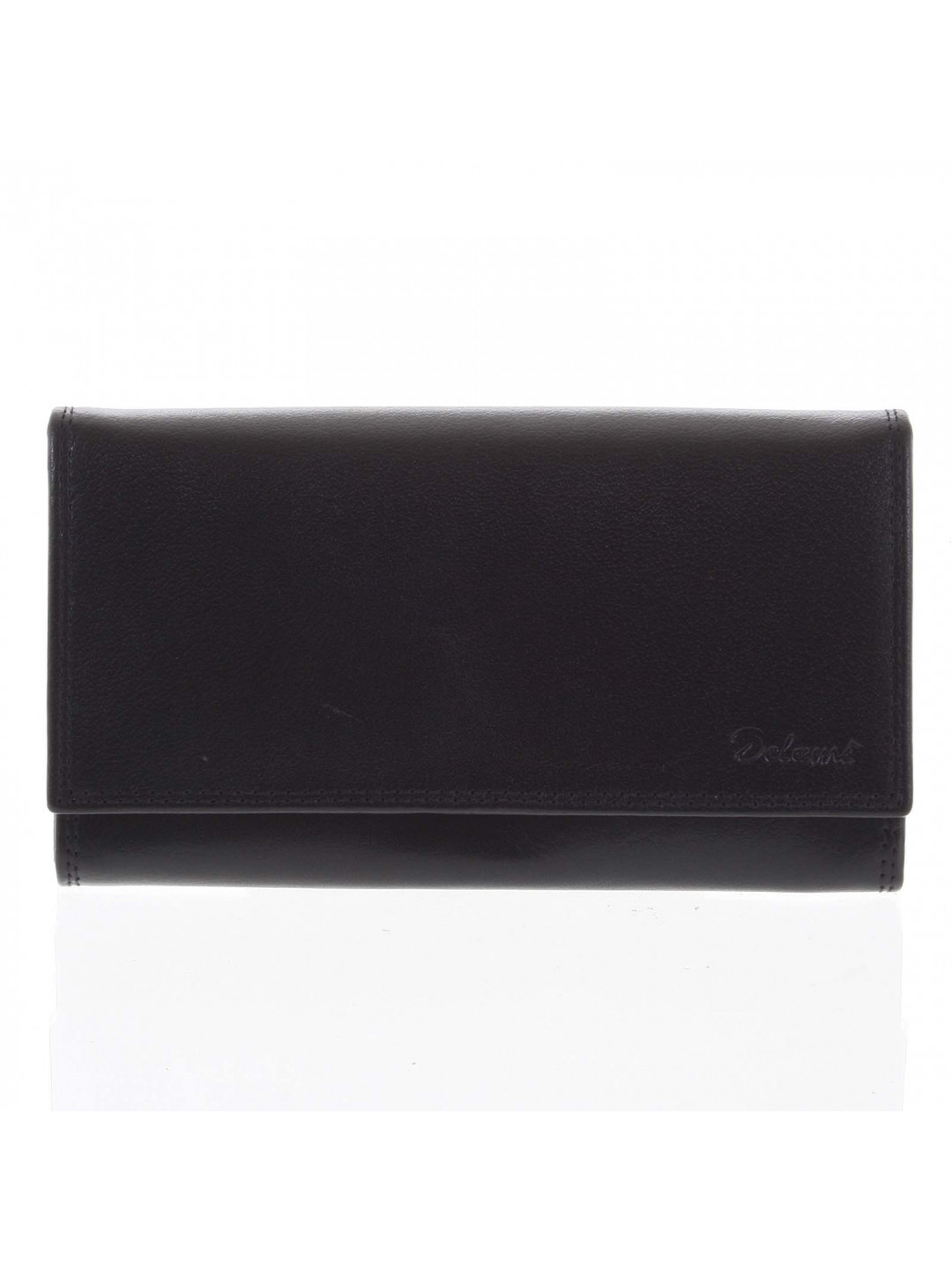 Dámská kožená peněženka černá – Delami Wandy