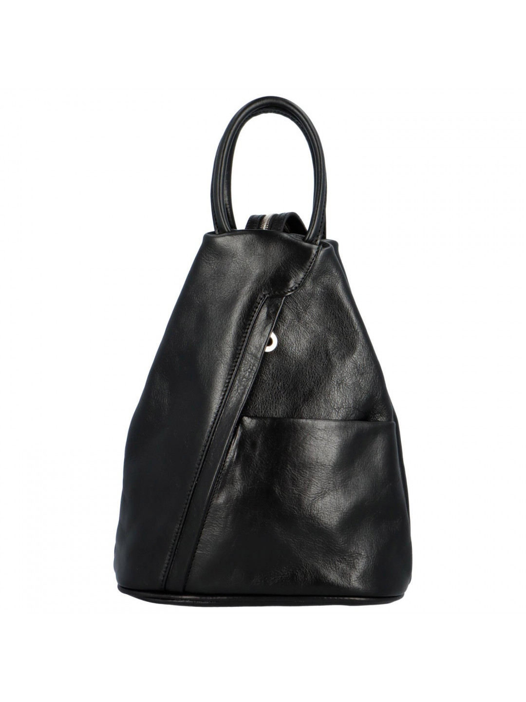 Dámský kožený batoh černý – Delami Wernieta