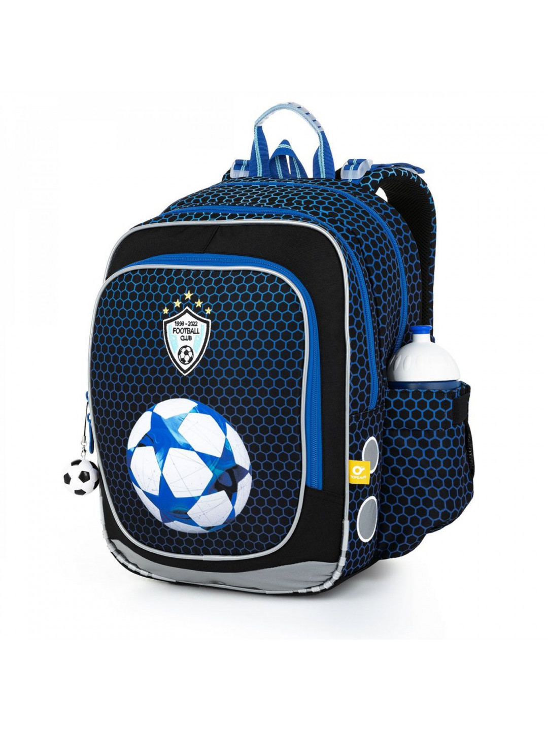 Školní Batoh s fotbalovým míčem Topgal ENDY modrá