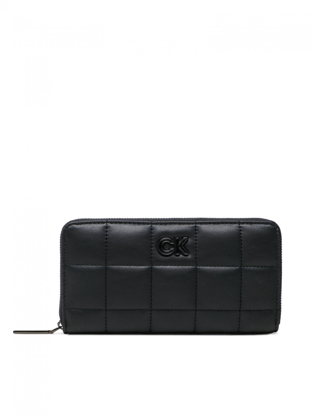 Calvin Klein Velká dámská peněženka Re-Lock Quilt Wallet Lg K60K610494 Černá