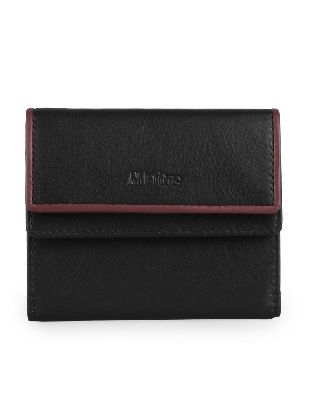 Maître Dámská kožená peněženka Adesso Deda 4060001035 – černá
