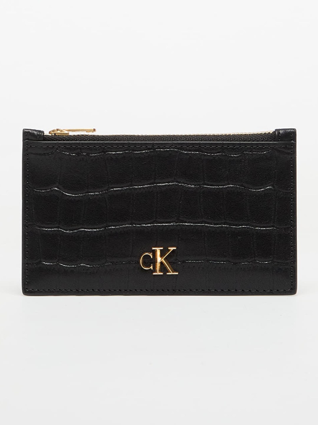 Peněženka Calvin Klein Croc 6 Cc Cardcase Black Universal