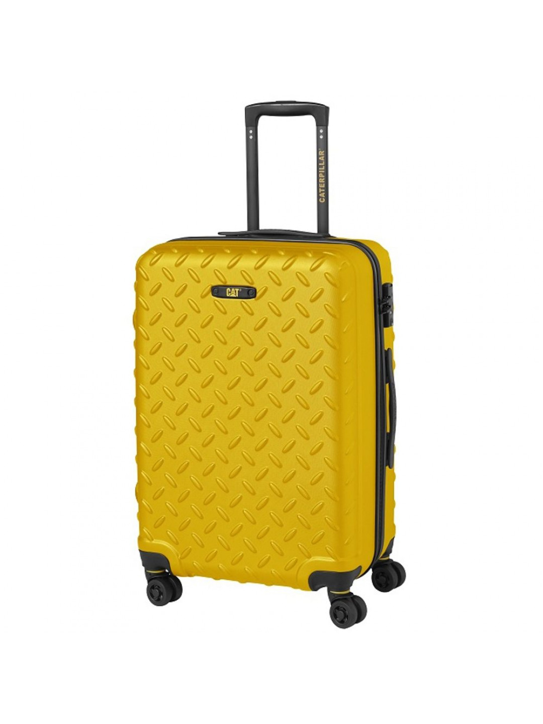 Caterpillar Skořepinový cestovní kufr Industrial Plate EXP L 92 l žlutý