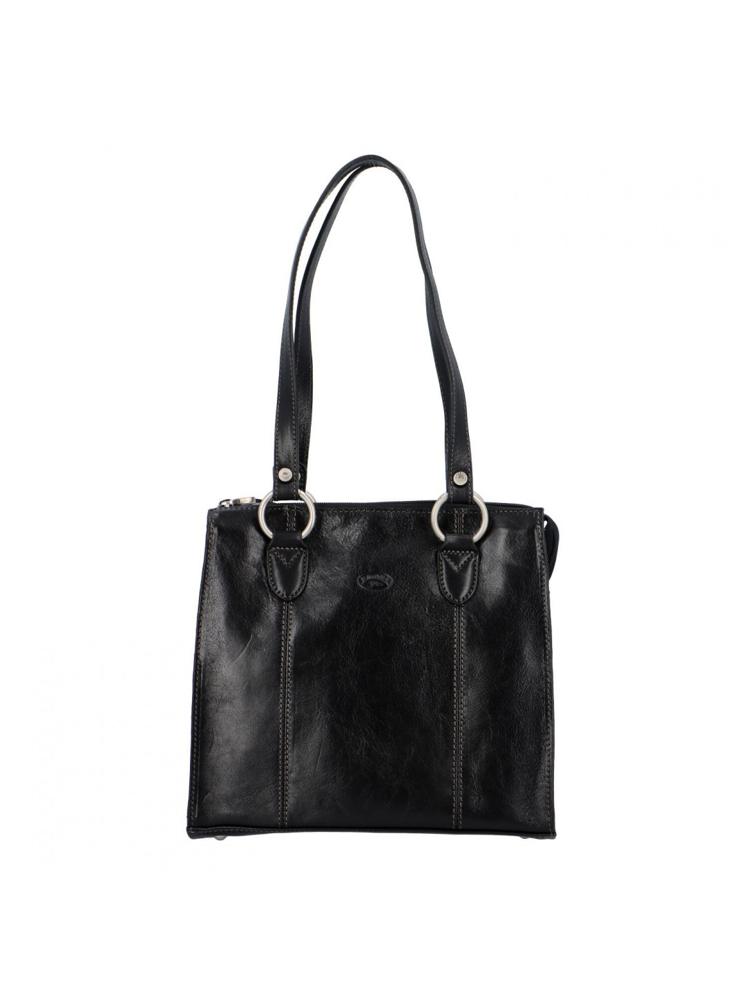 Luxusní dámská kožená kabelka Katana Lana černá