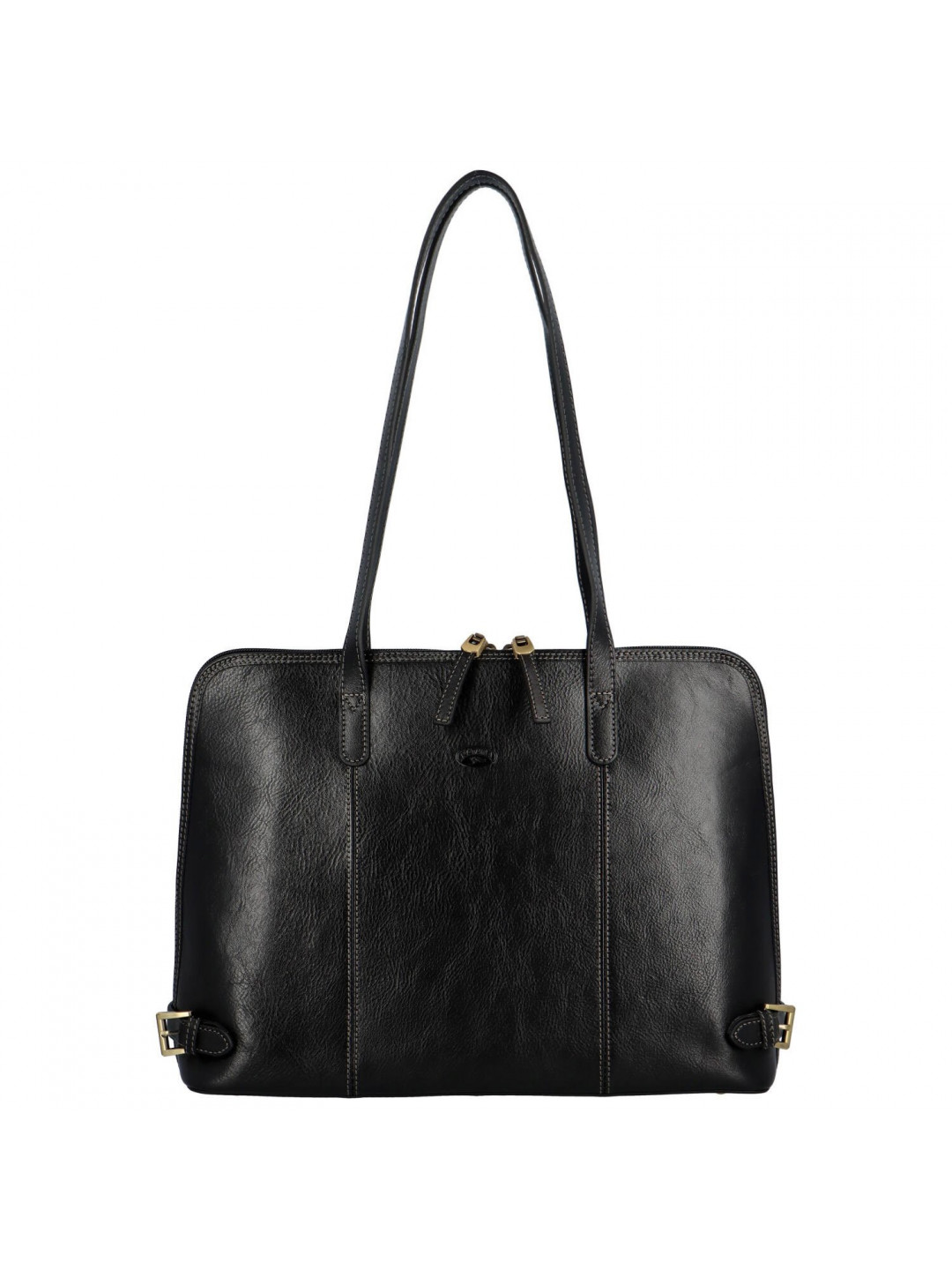 Elegantní dámská kožená business taška Katana Abrako černá