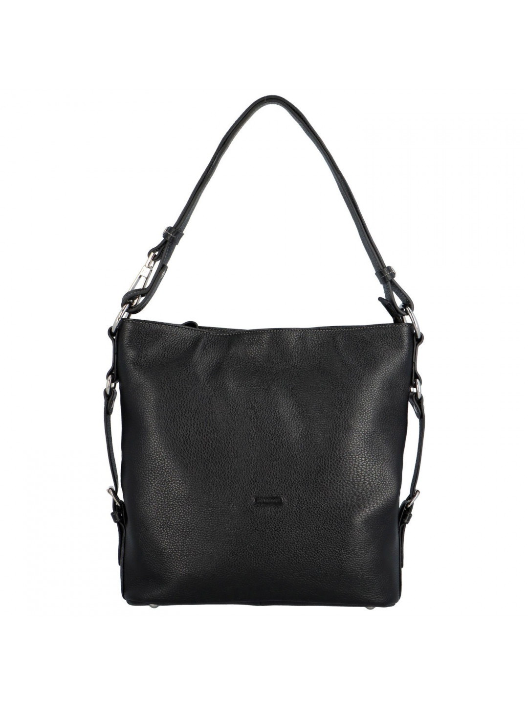 Luxusní dámská kožená kabelka Katana Iris černá