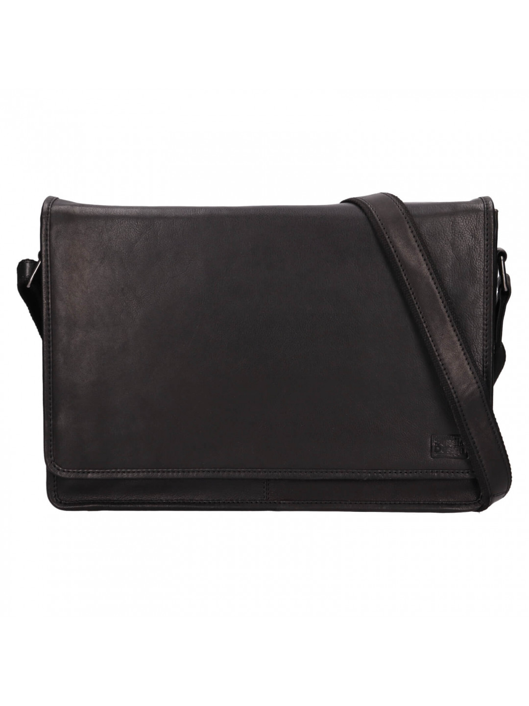 Pánská kožená taška přes rameno SendiDesign Majles – černá