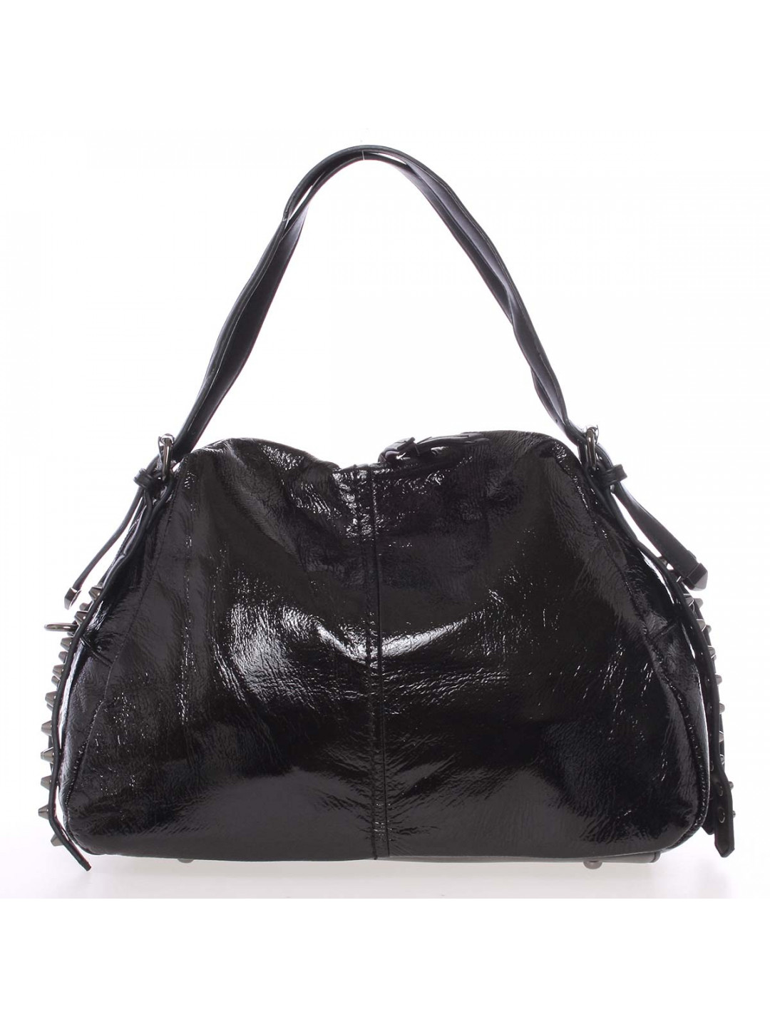 Originální lesklá dámská kabelka černá – MARIA C Juniper