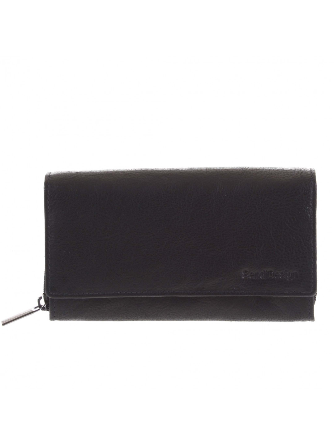 Dámská kožená peněženka černá – SendiDesign Zimbie