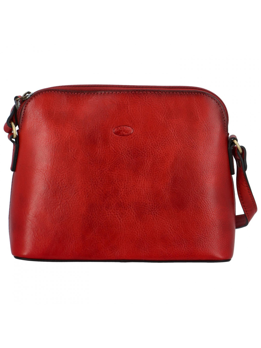 Dámská kožená crossbody taška červená – Katana Akíra