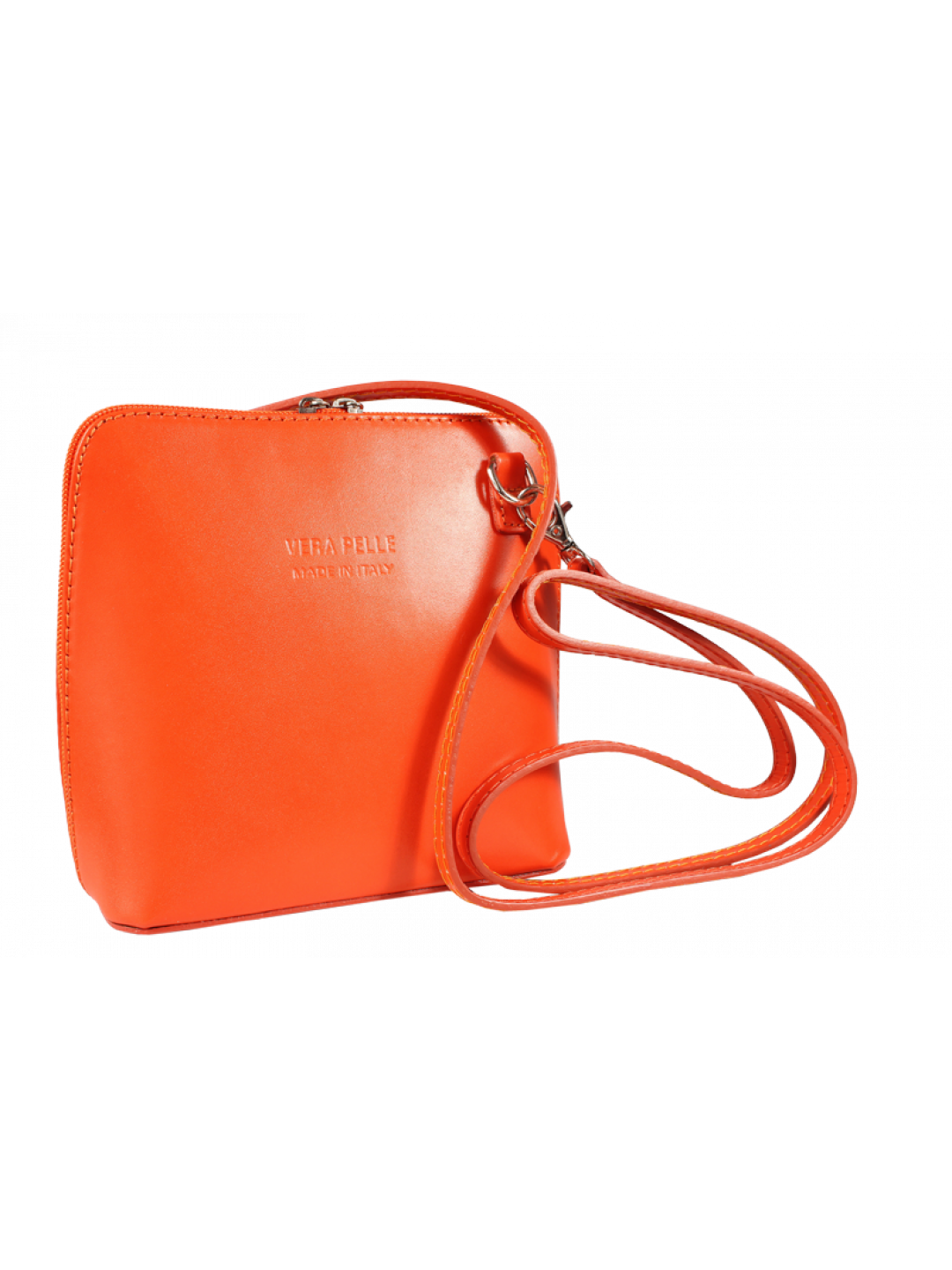 Malá kožená kabelka přes rameno Grana Arancione