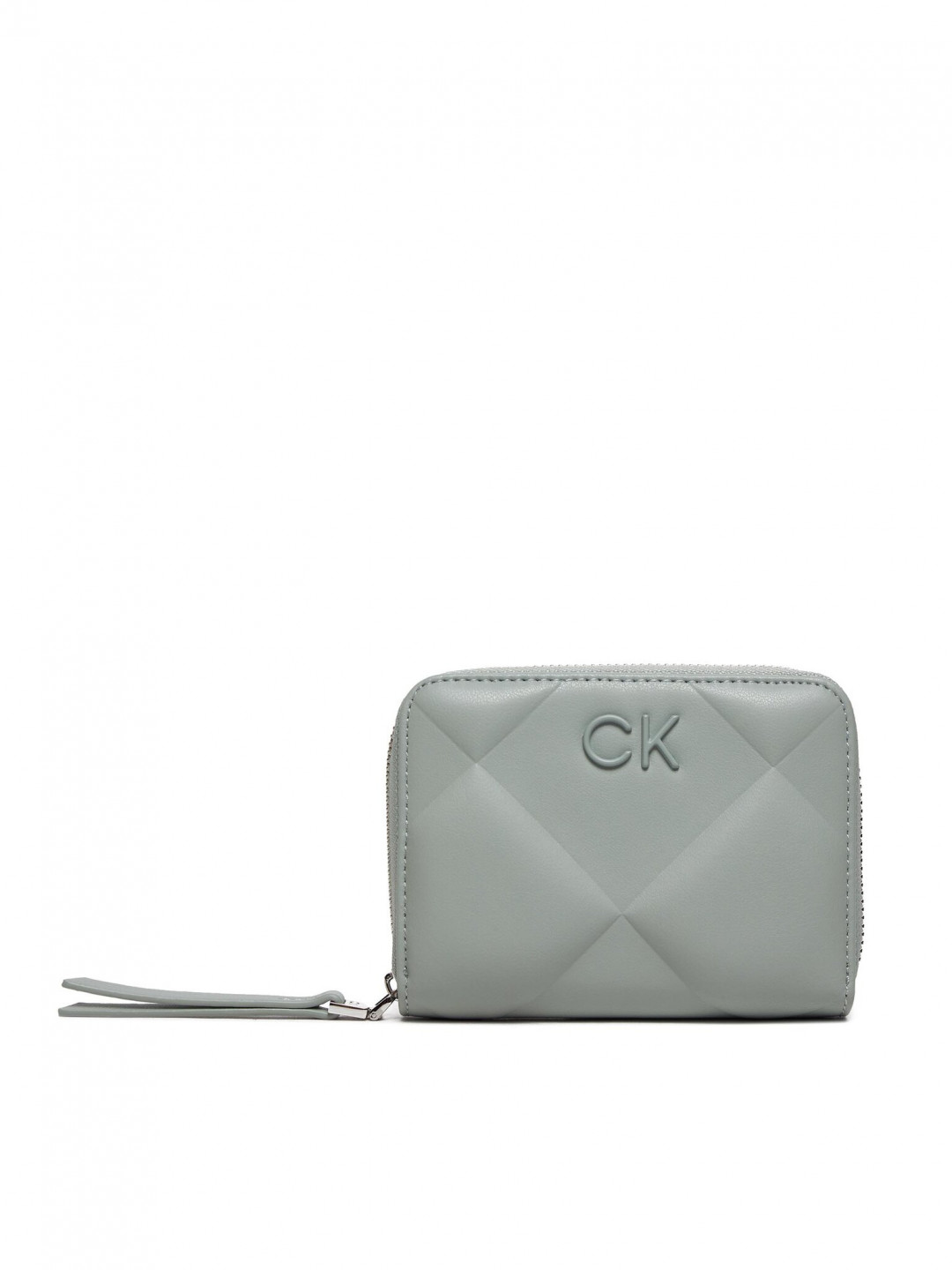 Calvin Klein Velká dámská peněženka Quilt K60K611783 Šedá