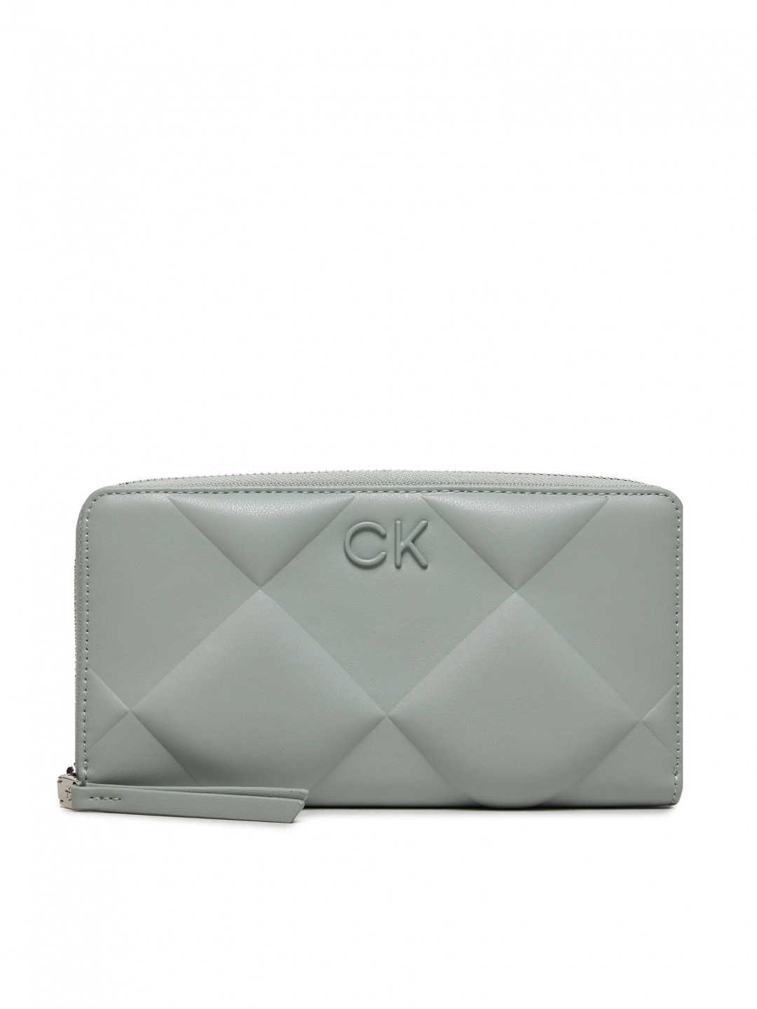 Calvin Klein Velká dámská peněženka Quilt K60K611782 Šedá
