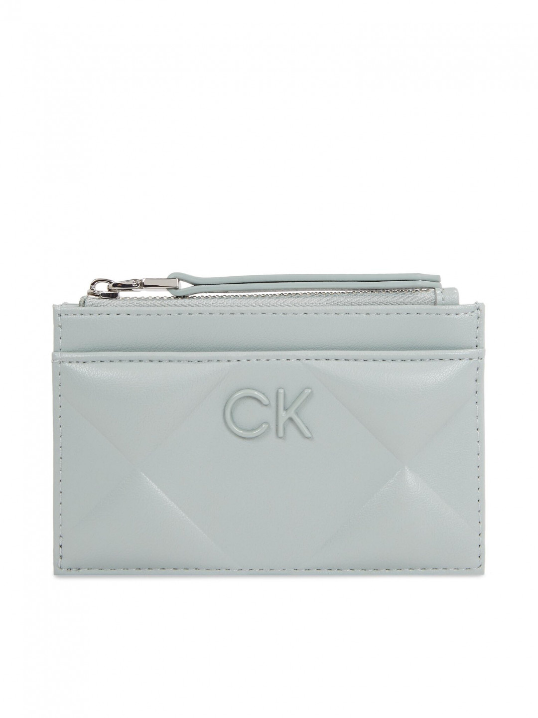 Calvin Klein Velká dámská peněženka Quilt K60K611704 Šedá