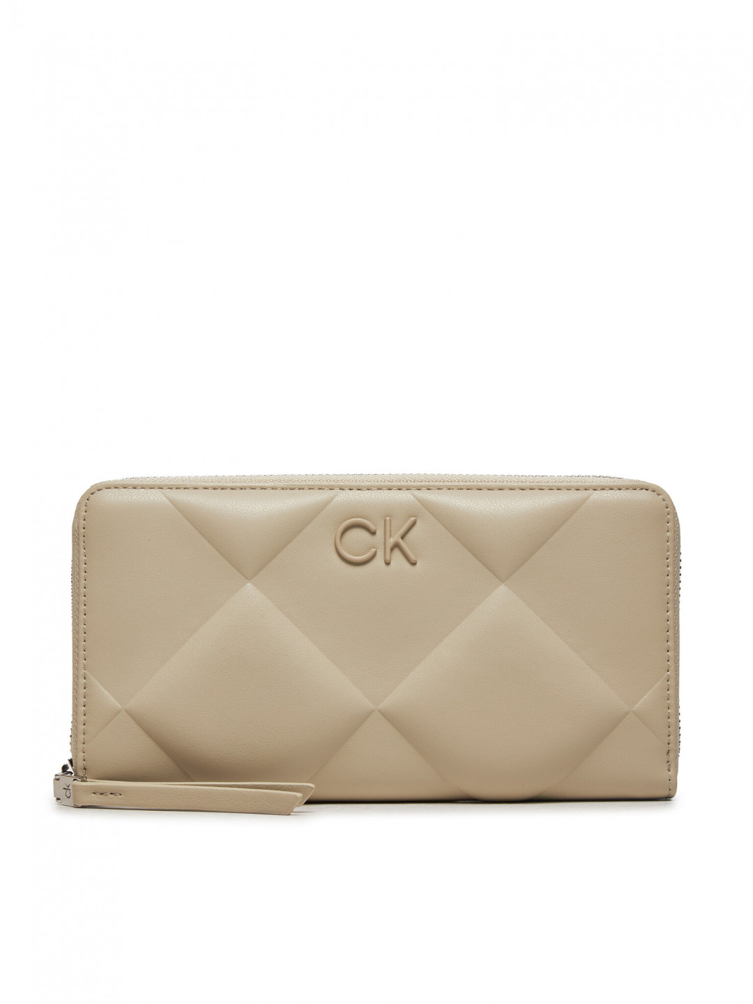 Calvin Klein Velká dámská peněženka Quilt K60K611782 Béžová