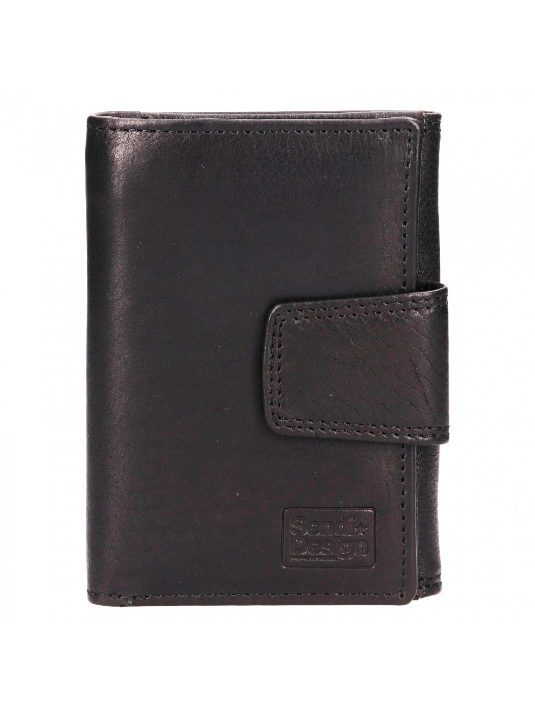 Pánská kožená peněženka SendiDesign Trej – černá