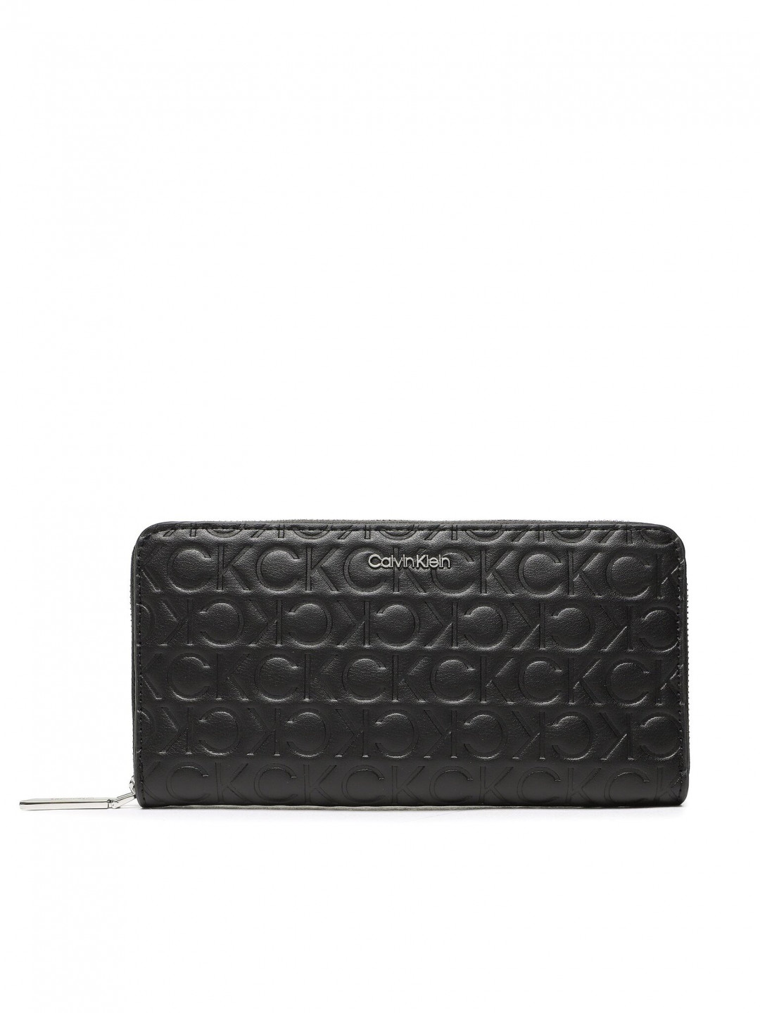 Calvin Klein Velká dámská peněženka Ck Must Z A Wallet Lg Embossed K60K610253 Černá