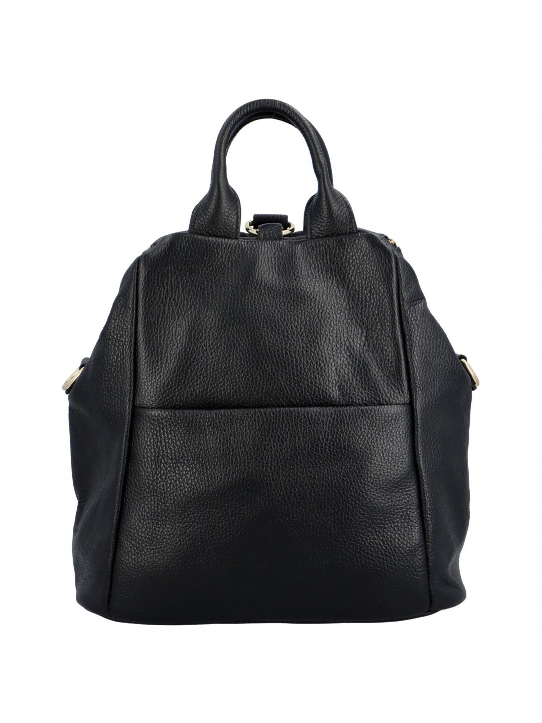 Luxusní dámský kožený kabelko-batoh Opu černá