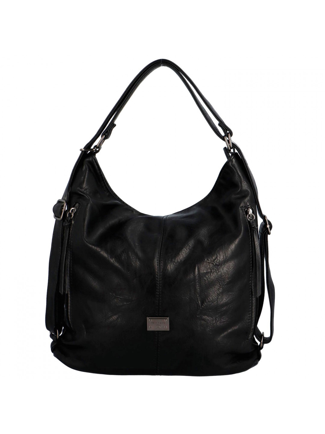 Dámský stylový koženkový kabelko-batoh Nina černá