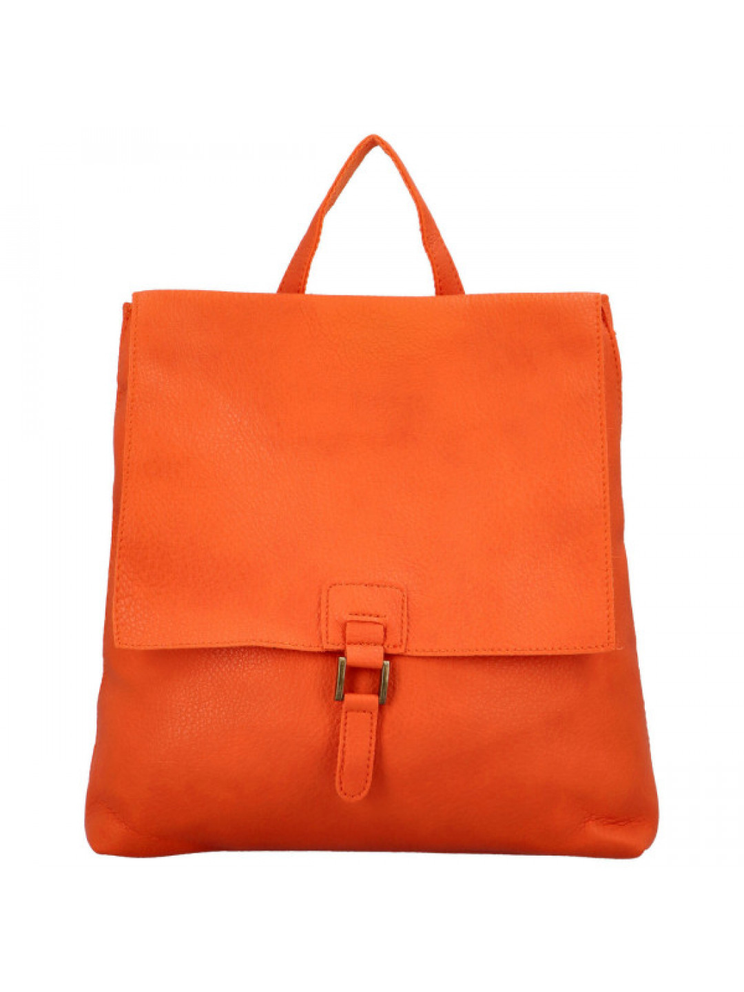 Stylový dámský koženkový kabelko-batoh Octavius oranžový